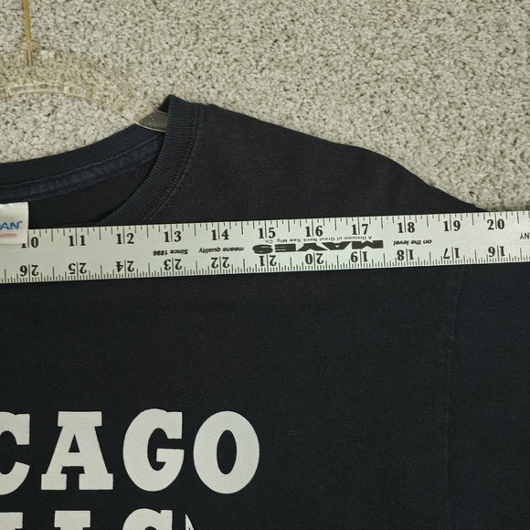 Vintage 1990s Chicago Bulls Gildan Mens T Shirt Sz Med Michael Jordan GOAT - Picture 4 of 6